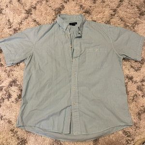 Land’s End Blue/White Seersucker Button Down